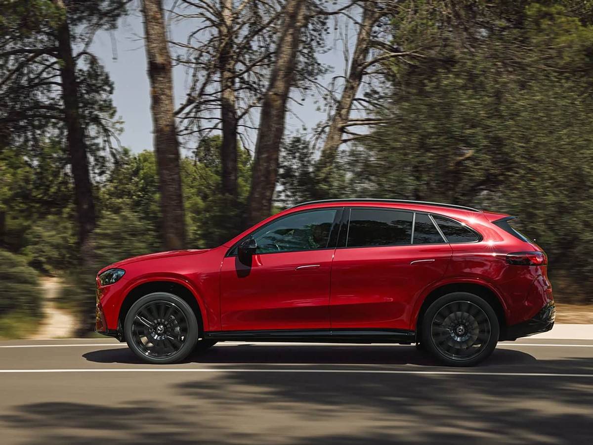 國產全新一代奔馳GLC EV諜照!燈組大變,車身加長,尾部有變化